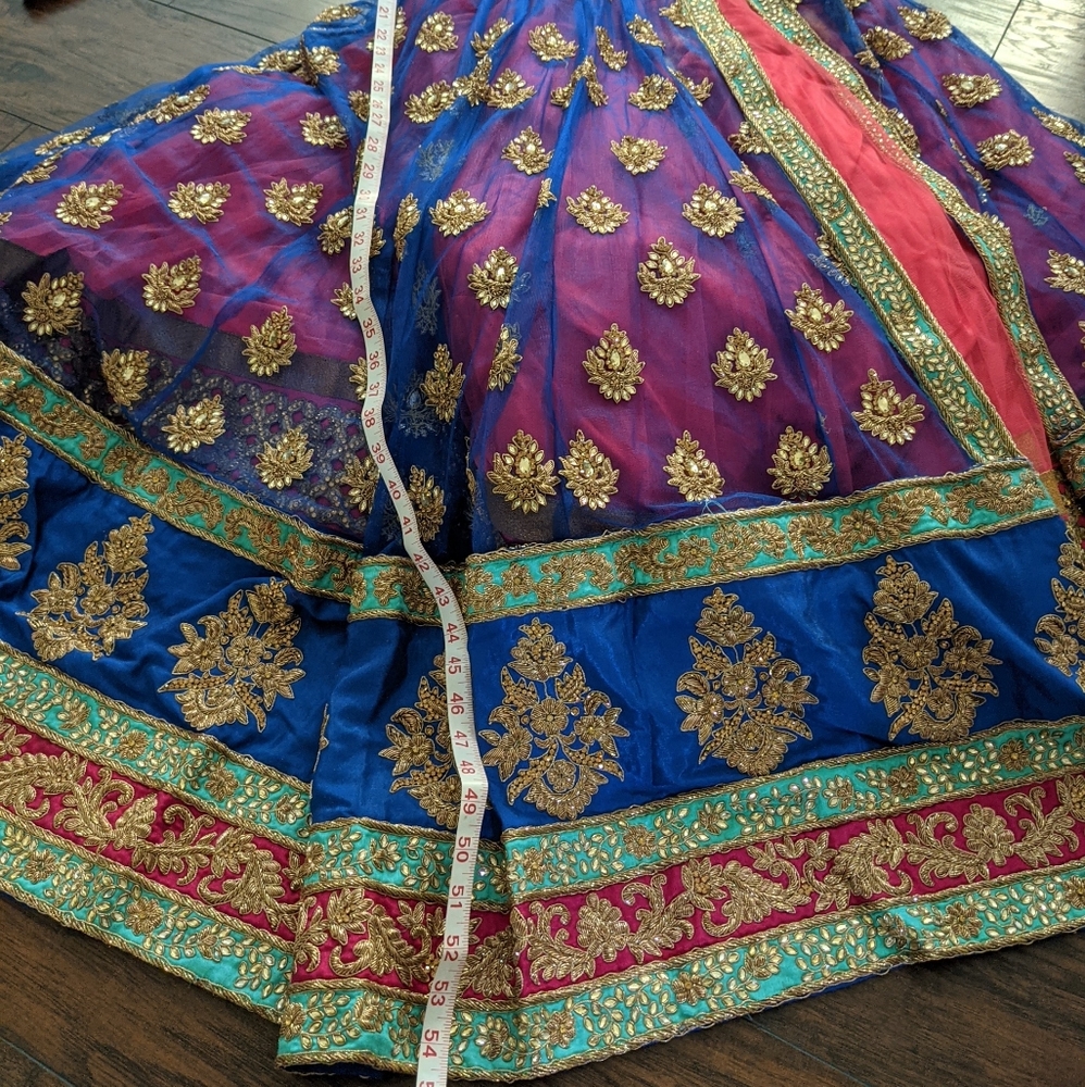 Gorgeous Indian bridal indo-western dress-like new - Picture 8 of 13
